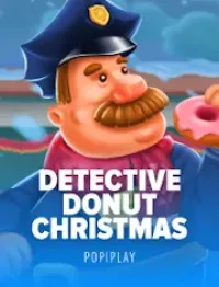 detective donut christmas logo