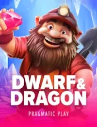 dwarf and dragon slot logo